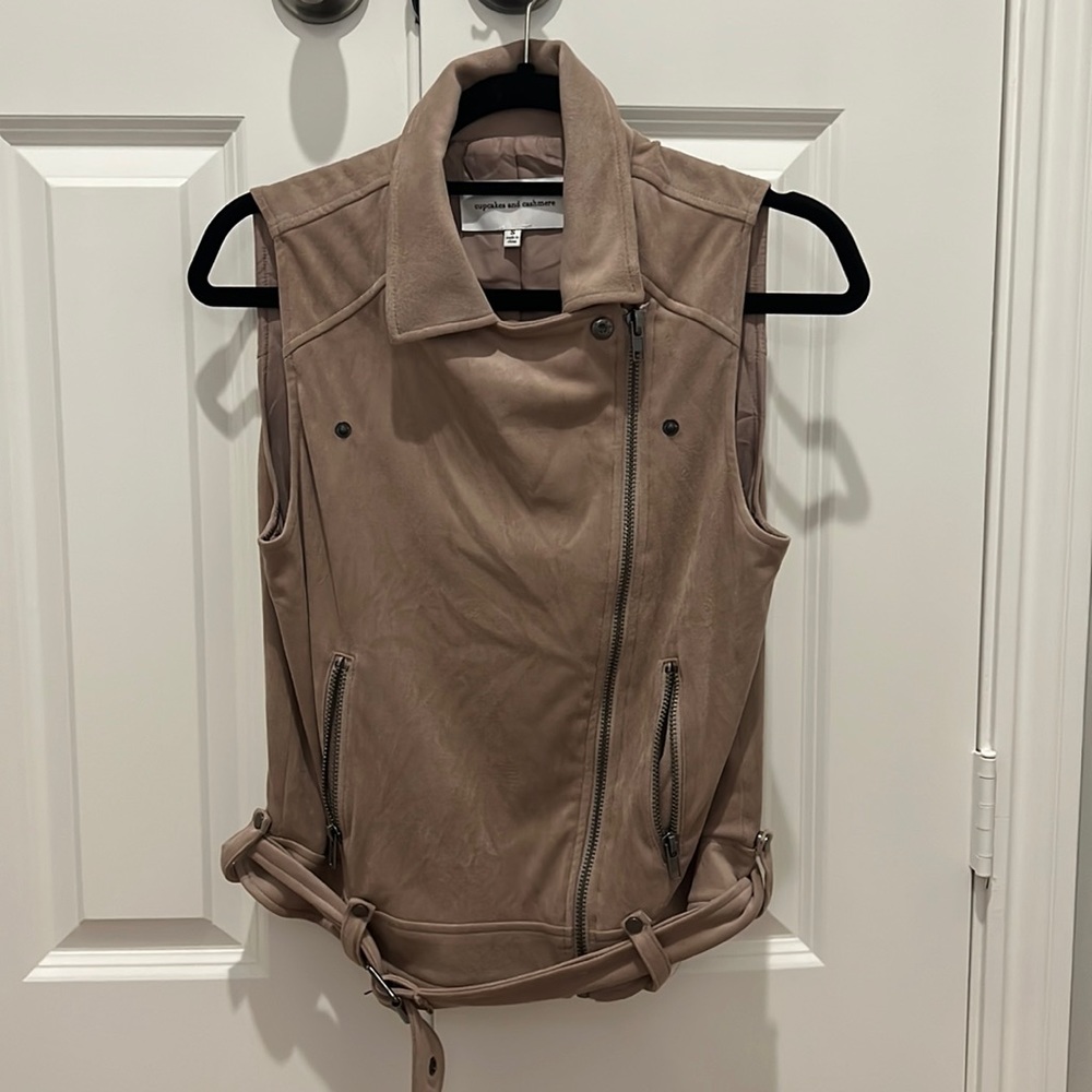 Cupcakes and Cashmere suade vest